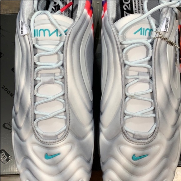 NIKE AIR MAX 720 Wolf Grey/Teal Nebula - Picture 9 of 16